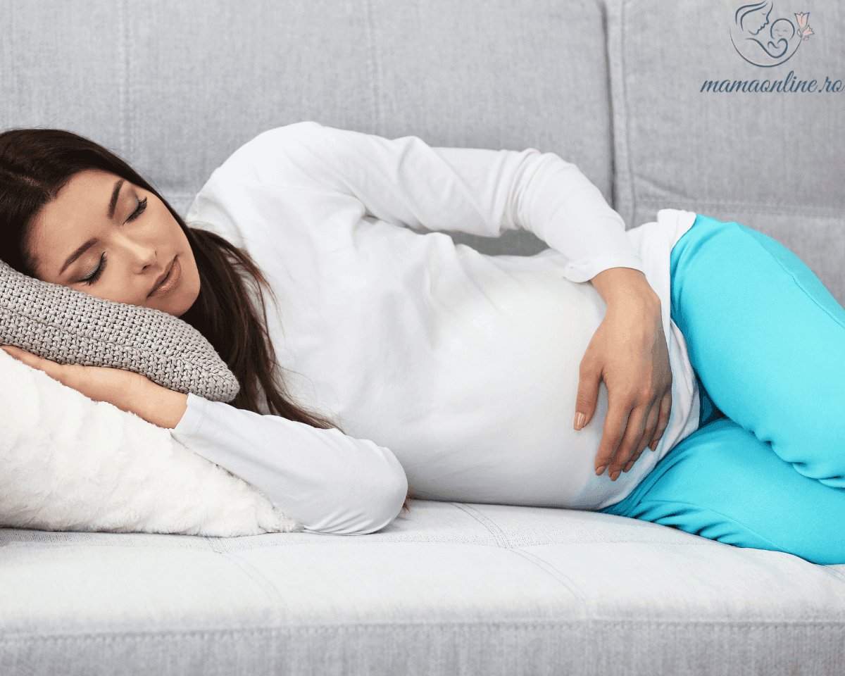 Cele mai bune poziții de somn în timpul sarcinii