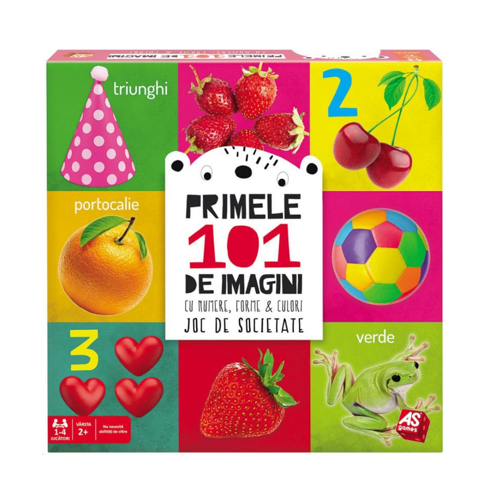 Joc educativ bebelusi – 101 Imagini cu Numere & Forme & Culori