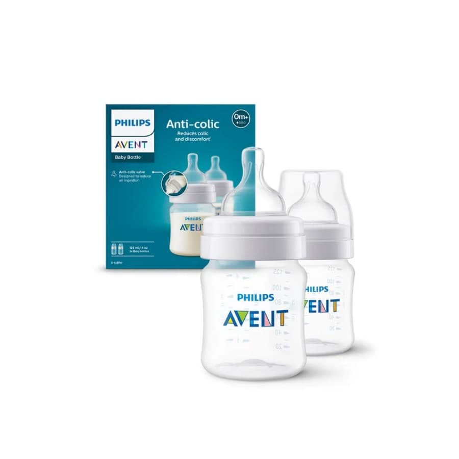 Set biberoane anti-colici pentru +0 luni, 2x125ml, Philips Avent