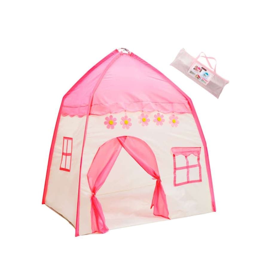 Cort de joaca Roz tip casuta, 140cm