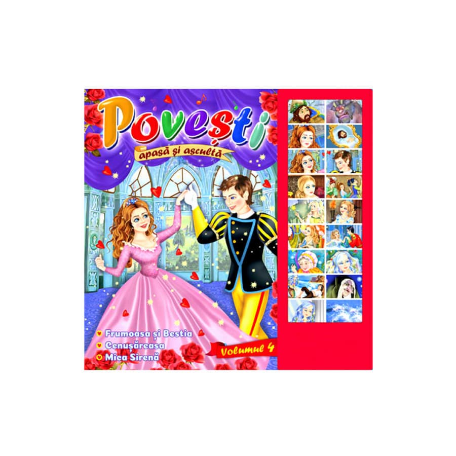 Carte pentru copii Povesti. Apasa si asculta. Volumul 4