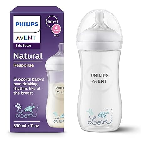 Biberon Philips Avent Natural Response 6luni+, 330ml, SCY906/11