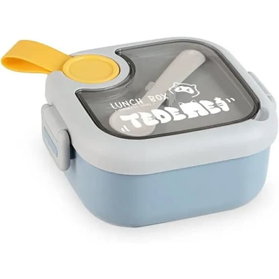 Caserola pentru copii lunch box 750 ml cu lingura si foarfeca