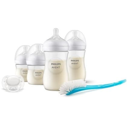 Set 4 biberoane, Natural Response, De la nastere, Philips Avent, SCD 838/11