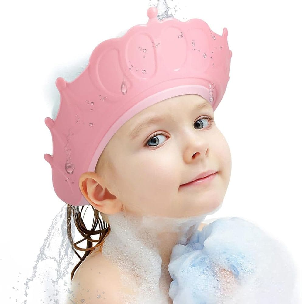 Protectie baita bebelusului, ochi si urechi, Coroana Roz/Blue