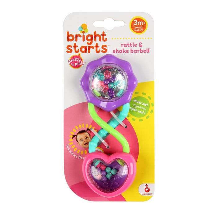 Jucarie Rattle & Shake Bright Starts – Scutura si Priveste, Perfecta pentru Bebelusi