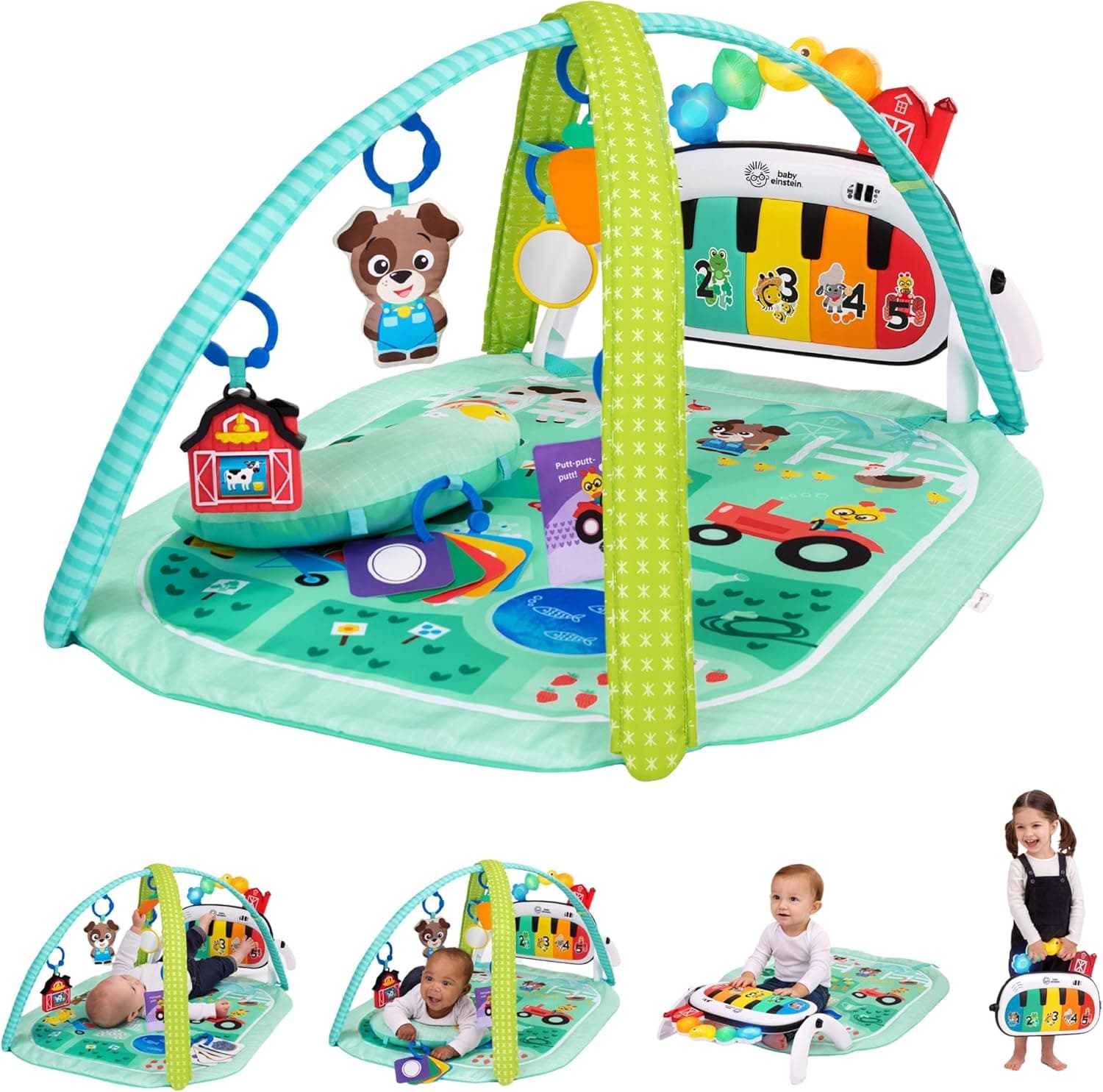 Centru de joaca Baby Einstein Farm Explorers 4 in 1
