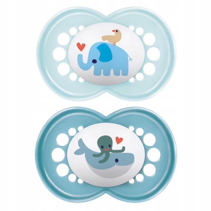 Set 2 suzete MAM Original, silicon ultra-moale, 16 luni+, ortodontice