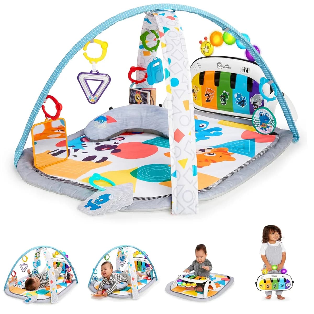 Salteluta muzicala pentru bebelusi 4 in 1 Kickin' Tunes, Baby Einstein