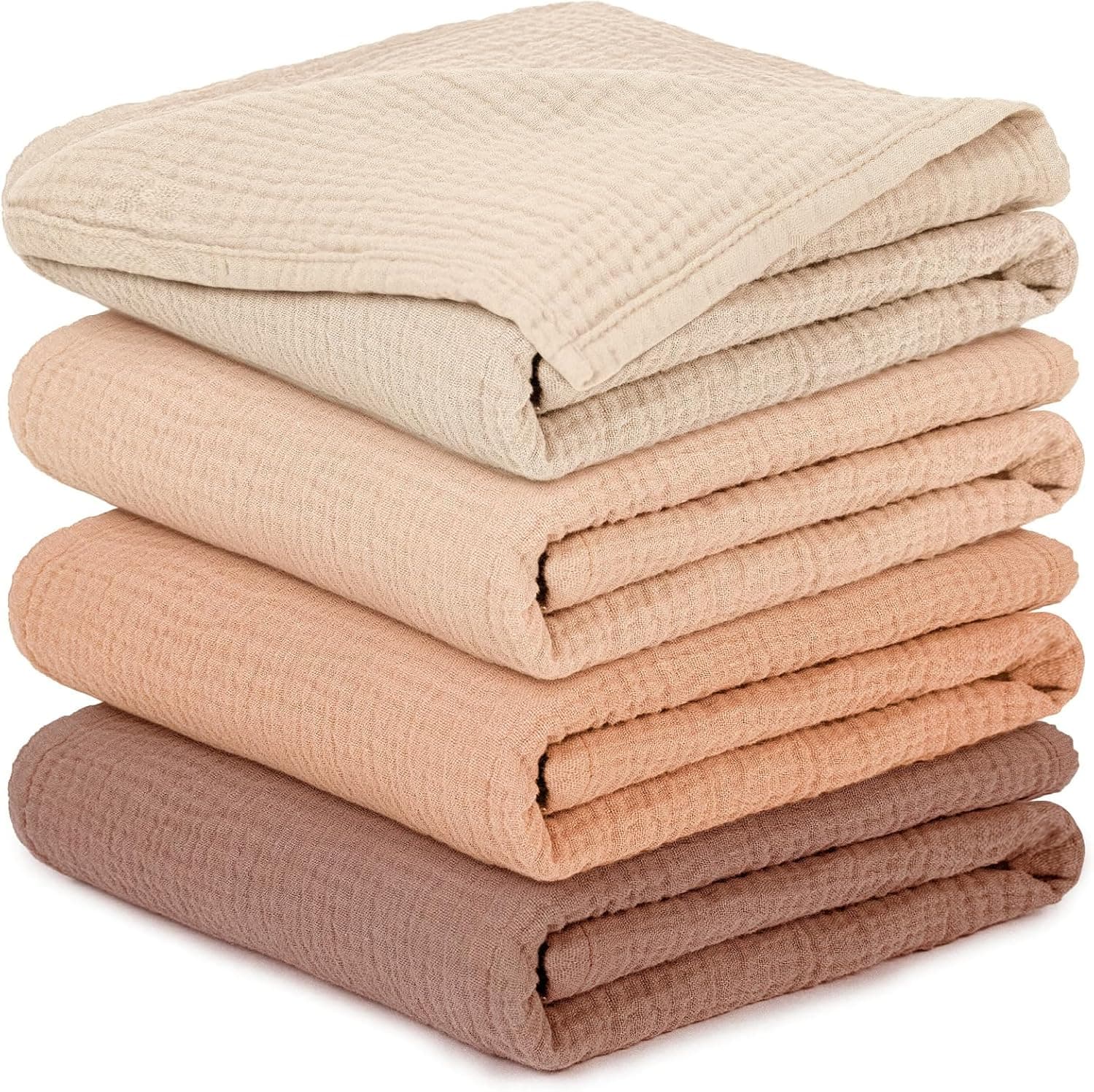 Scutece din muselina pentru bebelusi set 4 bucati, 60 x 60 cm