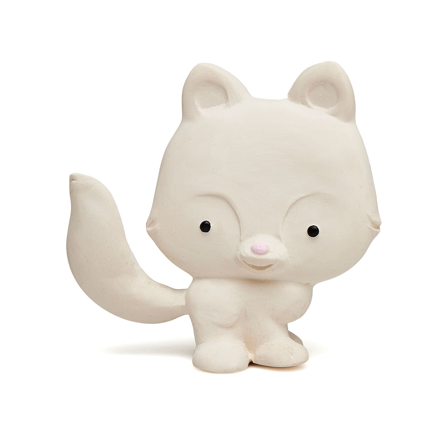 Jucarie dentitie vulpita Lanco Mini Fox Nakoa, cauciuc natural, fara BPA