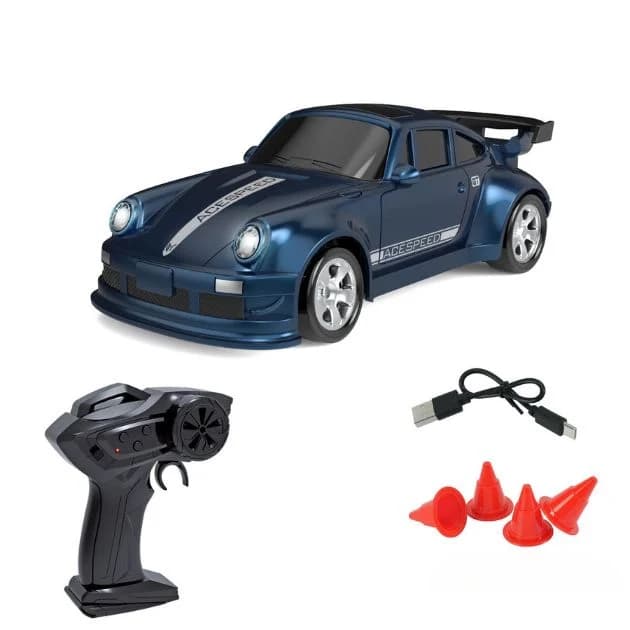 Masinuta drift cu telecomanda DriftRacer, alb si blue