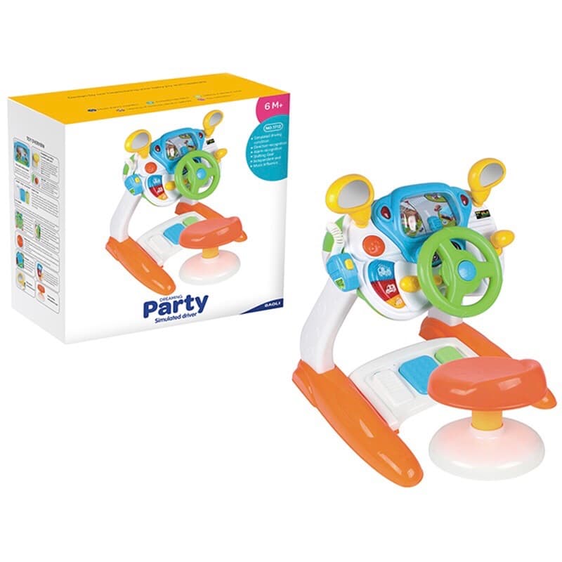 Simulator auto interactiv pentru copii Dreaming Party, 18 luni+