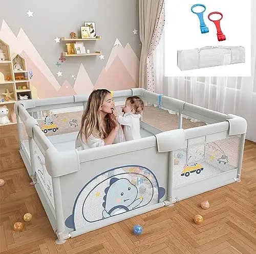 Tarc de joaca pentru copii PlayFort 180 x 150 cm