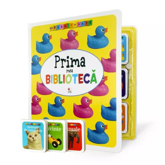 Prima mea bibliotecă, bebe invata , educativa ilustrata 9 carticele
