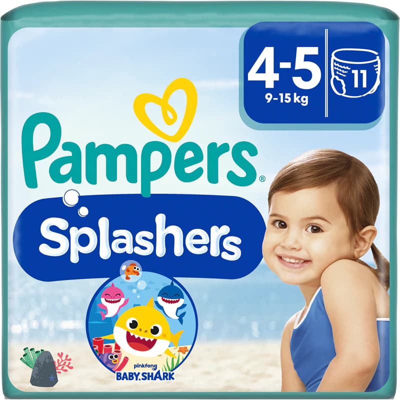 Scutece inot bebe Pampers Splashers 4-5 11-16 kg