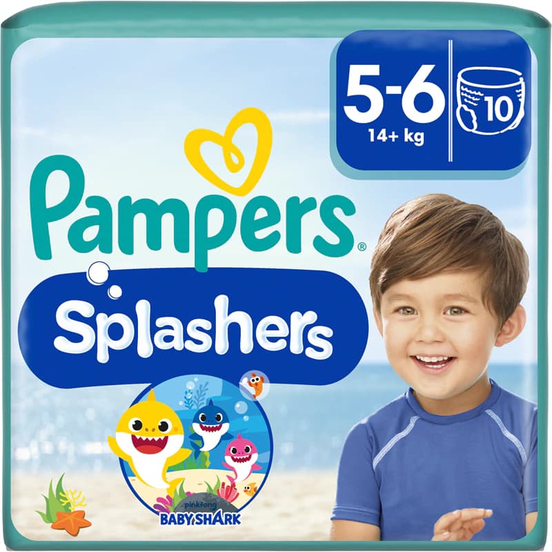 Scutece inot bebe Pampers Splashers5-6, 10 bucati