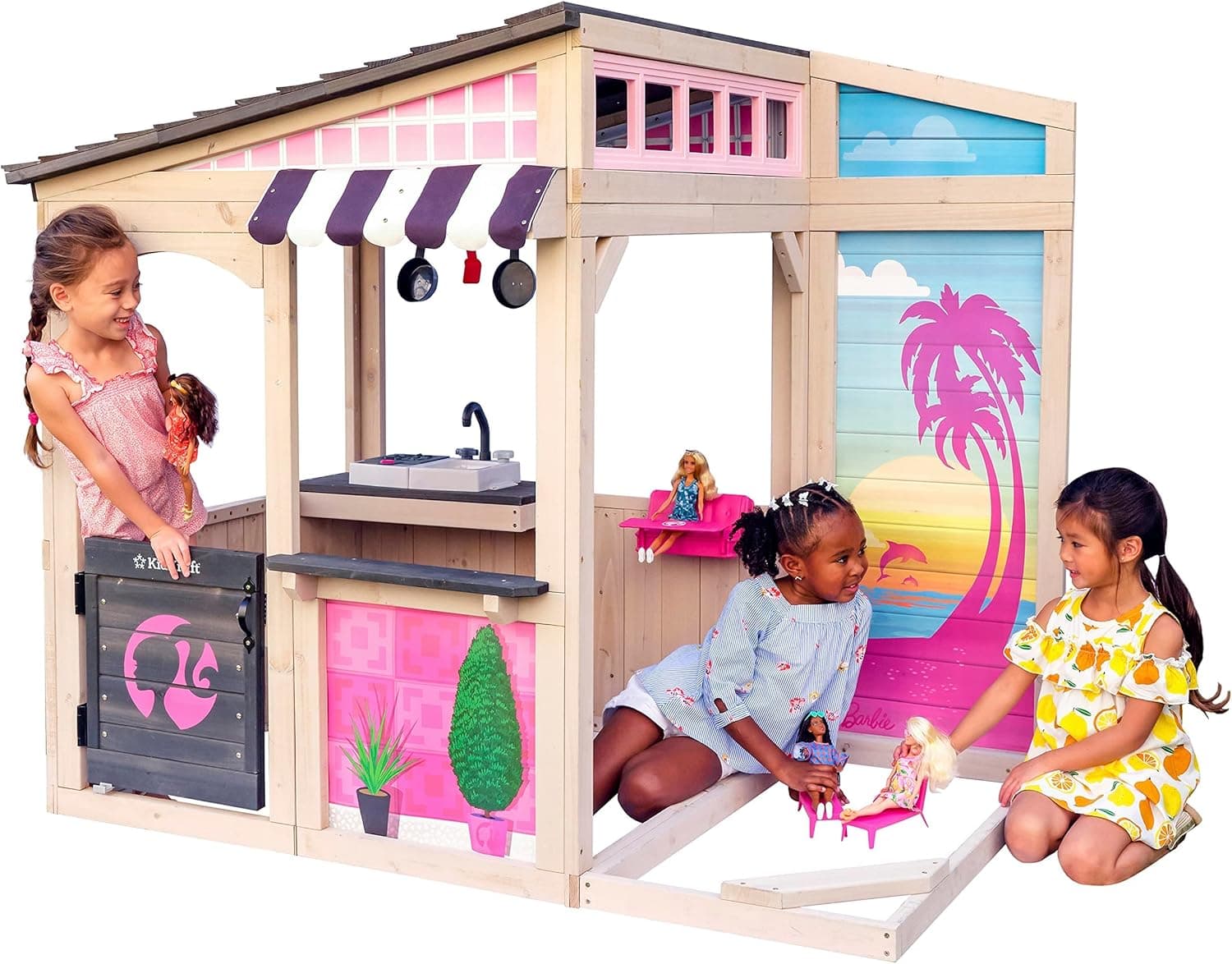 Casuta de joaca KidKraft Barbie | Premium - 5 Zone Creative