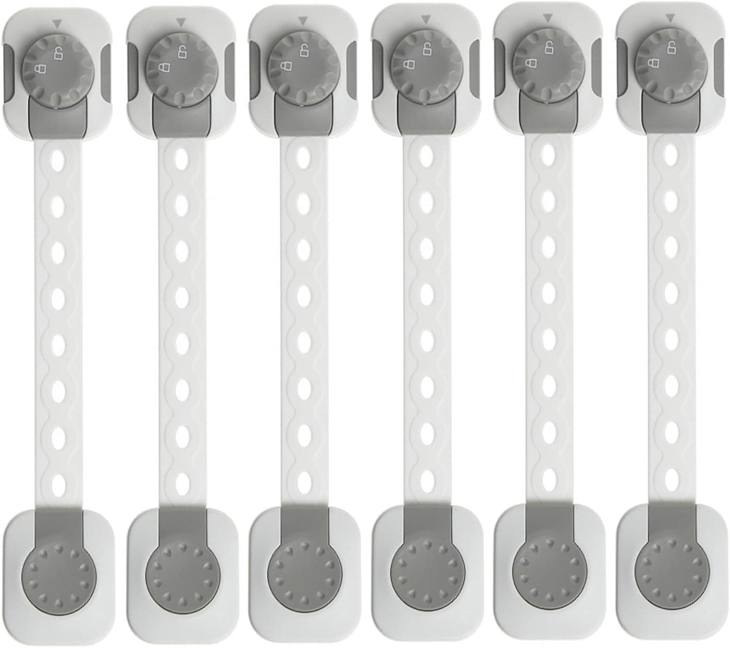 Set 6 sigurante copii reglabile | Protectie eficienta sertare