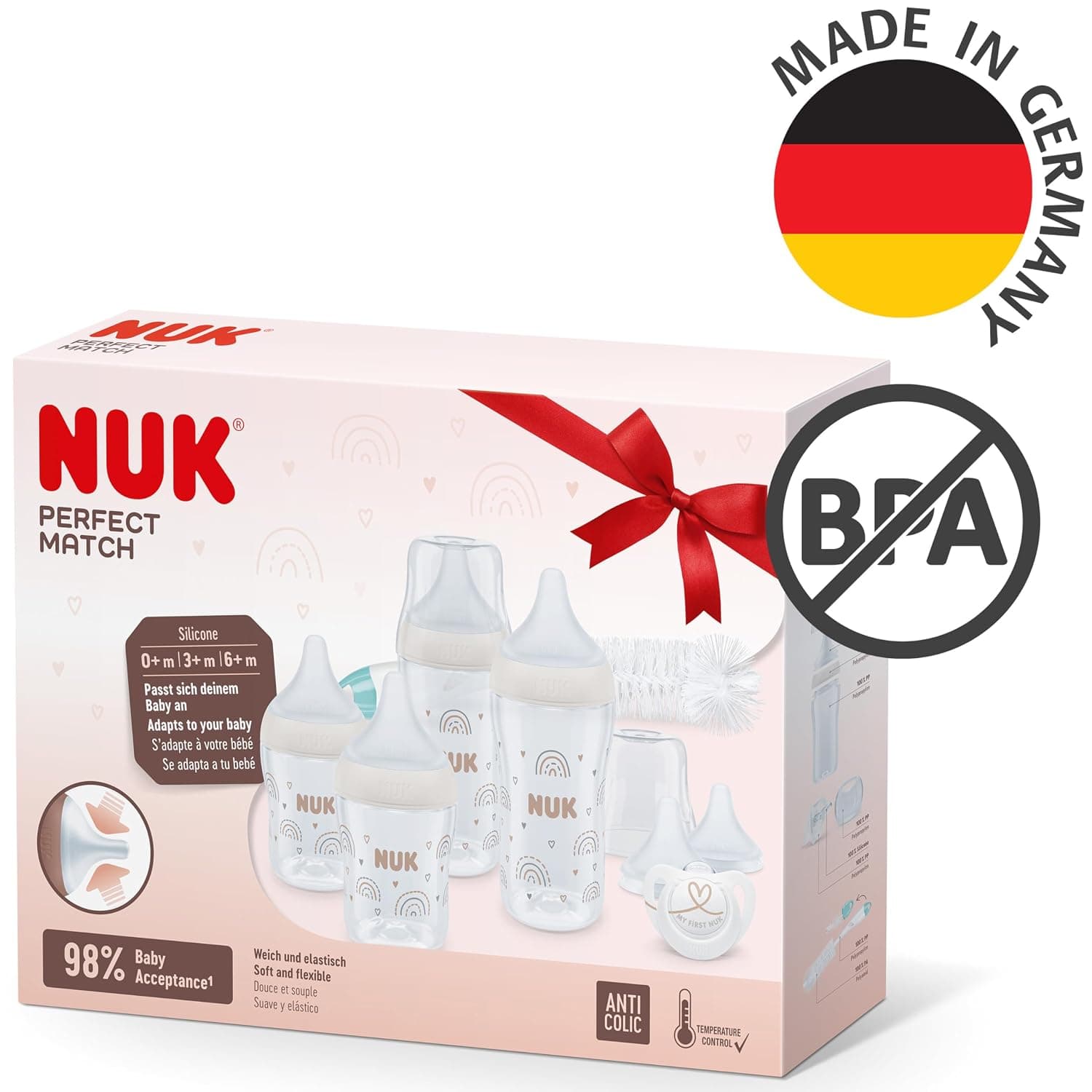 Set NUK 9 piese Perfect Match, Complet, Ideal Nou nascuti