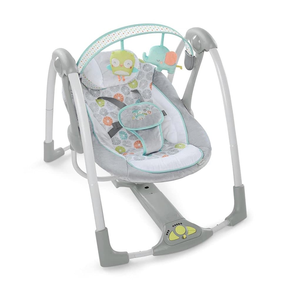 Leagan portabil Ingenuity Swing n Go ,Portabil, Ideal pentru Bebe 0+