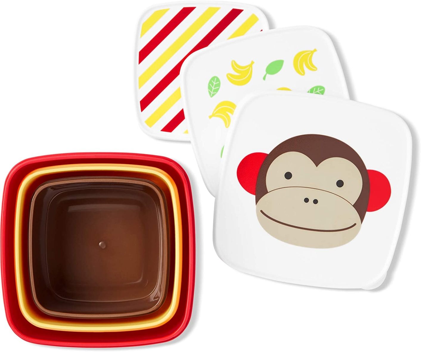 Skip Hop Set 3 cutii pentru pranz Zoo – Maimutica