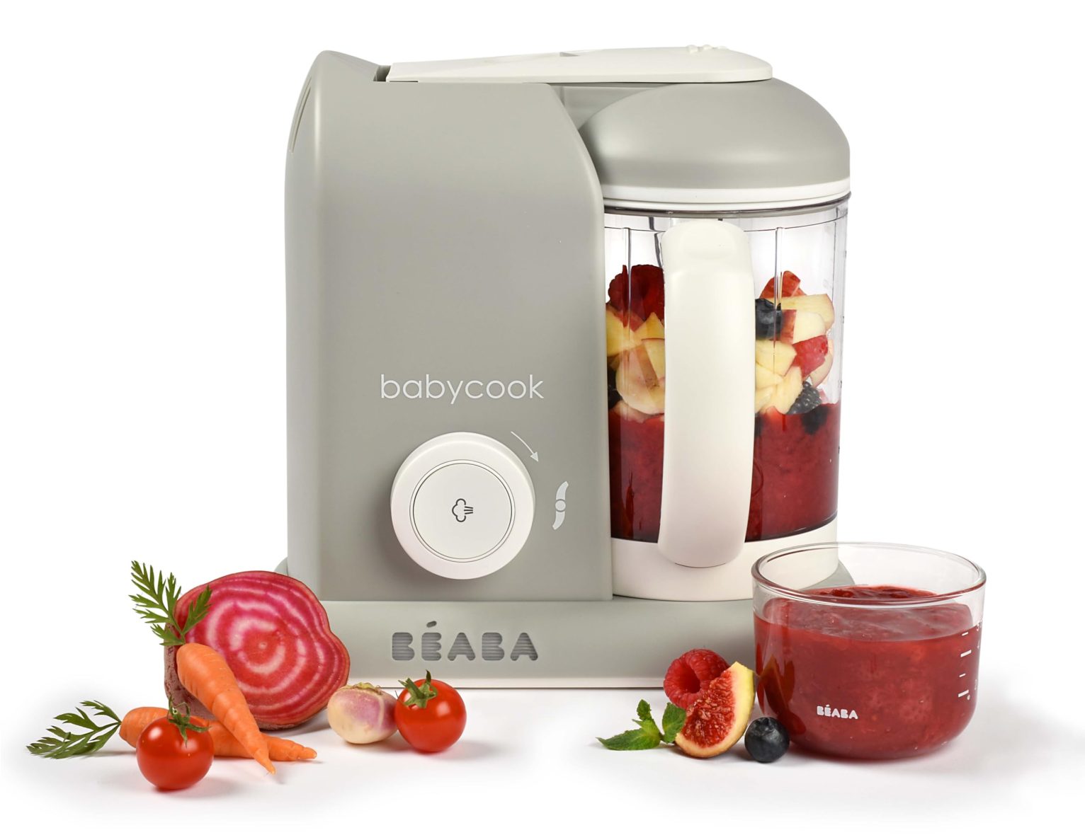 Aparat de gatit 4 in 1 cu aburi pentru bebelusi, Beaba Babycook Solo