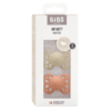BIBS - Set 2 suzete Infinity Silicon, tetina anatomica, 0 luni +