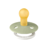 BIBS - Suzeta fosforescenta Colour GLOW Latex, tetina rotunda, 0 luni +-Sage