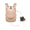 Babymoov - Moov & Boost Sistem de purtare transformabil in Booster, creat in colaborare cu medici kinetoterapeuti, Bej