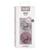 BIBS - Set 2 suzete Boheme Latex, tetina rotunda, 0 luni +-Fossil Grey/Mauve