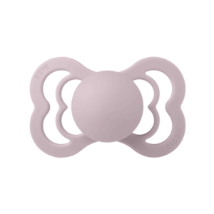 BIBS - Suzeta Supreme Latex, tetina simetrica, 6 luni +-Dusky Lilac