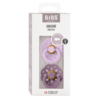 BIBS - Set 2 suzete Boheme Latex, tetina rotunda, 0 luni +-Mauve/Violet Sky