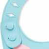 Skip Hop Bavetica de silicon Fold & Go Zoo - Unicorn - imagine 2
