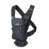 BabyBjorn - Marsupiu anatomic Mini, cu multiple pozitii de purtare, Anthracite/Leopard, 3D Mesh, Editie Limitata - imagine 2