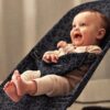 BabyBjorn - Balansoar Bliss Antracite/Leopard Mesh - Editie Limitata - imagine 2
