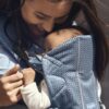 BabyBjorn - Marsupiu anatomic One Air - Slate Blue, 3D Mesh - imagine 2