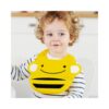 Skip Hop Bavetica de silicon Fold & Go Zoo - Albinuta - imagine 2