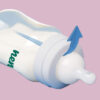 Neno – Biberon cu tetina silicon 150 ml, anti-colici, debit lent - imagine 2