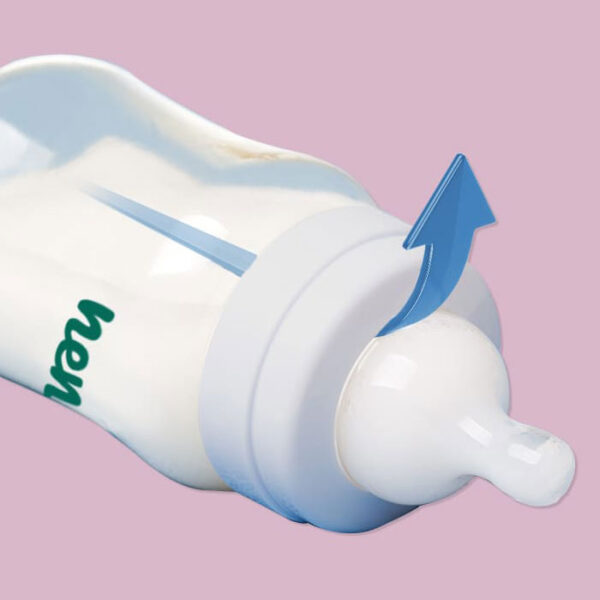 Neno – Biberon cu tetina silicon 150 ml, anti-colici, debit lent - imagine 2