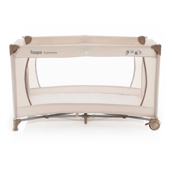 ZOPA - Patut pliant 1 nivel Caravan Baby Beige - imagine 2