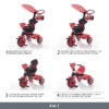 ZOPA - Tricicleta reglabila ZooGo Ladybug - imagine 2