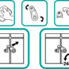 ZOPA - Set 2 blocatori sertare/usi prindere facila - imagine 2