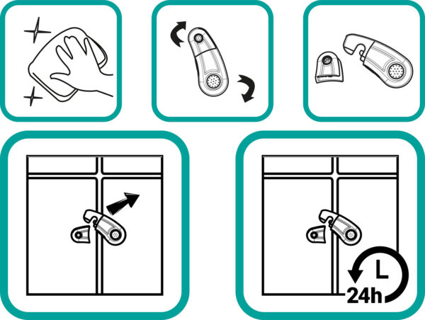 ZOPA - Set 2 blocatori sertare/usi prindere facila - imagine 2