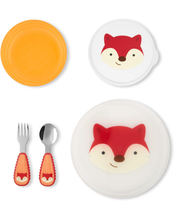Skip Hop Set pentru pranz - Vulpe - imagine 2