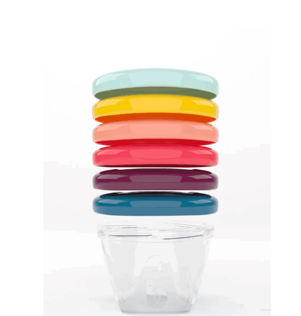 Babymoov - Set 6 recipiente pentru pastrarea hranei, 180 ml - imagine 2