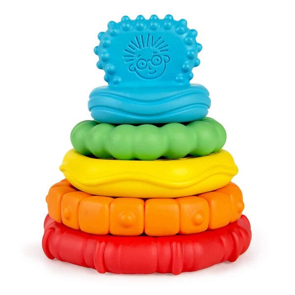 Baby Einstein - Jucarie multisenzoriala si de dentitie Stacking Teether - imagine 4