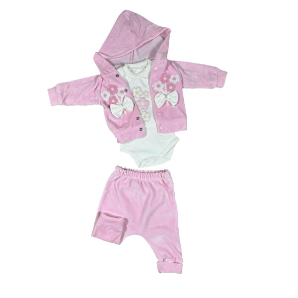 set haine 3 piese catifea