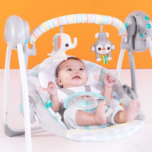 Bright Starts – Leagan portabil Whimsical Wild™ - imagine 2