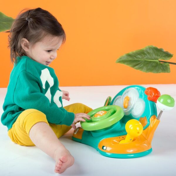 Bright Starts - Jucarie multifunctionala cu volan Lights & Colors Driver™ - imagine 2